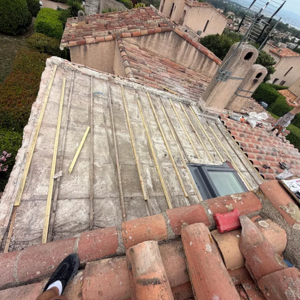 Toiture &agrave; Belmont-sur-Lausanne